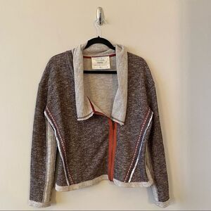 CALIFORNIA Moonrise-Boho Embroidered Detail Sweater (Size:Medium)